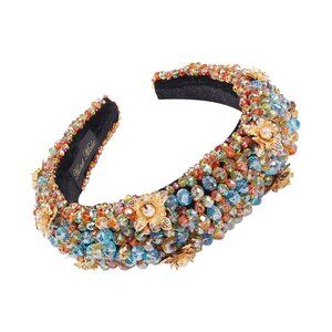 Multicolor Velvet Headbands Pearl Crystal Beads Fashion Hair Hoops Women Girls